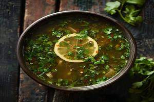 Vegetable Lemon Coriander Soup