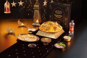 Nawabi Iftari Sandooq with Lazeez Bhuna Murgh Biryani - Iftar Box