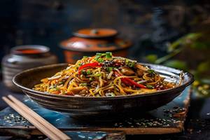 Veg Hakkaa Noodles