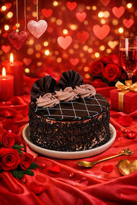 Eggless Chocolate Delight Cake