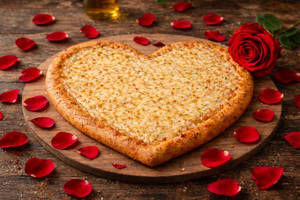 Heart Shape-margherita Pizza