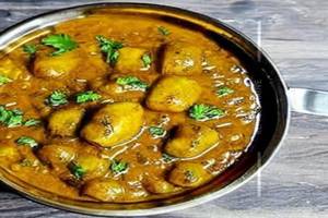 Jain Aloo Matar Dry