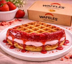 Strawberry waffle