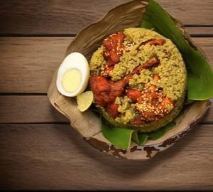 Chicken lollipop biriyani