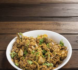 Egg mutton boti fry