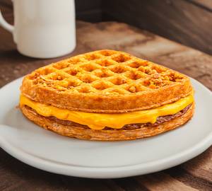 Mango waffle