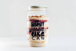 Biscoff Strawberry Cake Can