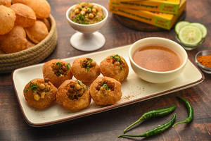 Regular Puchka With Meetha Water [6 Pieces]