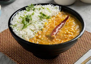 Yellow Dal Fry + Basmati Rice (500 Ml)