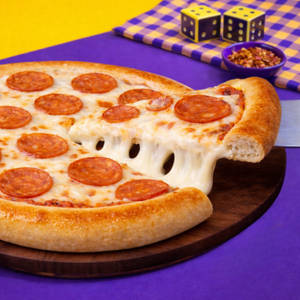 Crusto's Chicken Pepperoni Pizza