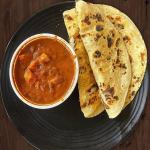 2 Laccha Paratha With Paneer Do Pyaza [5 Pieces]