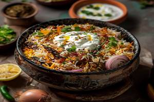 Vegetable Dum Biryani 320-375 Gm (serves 1)