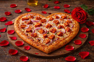 Heart Shape-chicken Tikka And Onion