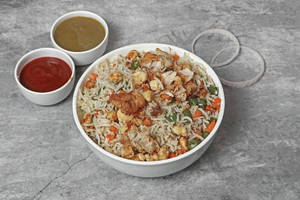 Chicken Corn And Pepper Fried Rice