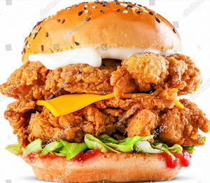 Crispy Tower Chicken Burger