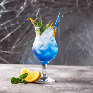 Blue Lagoon Mocktail
