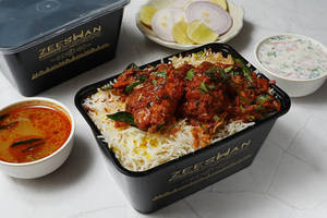 Zeeshan Royal Chicken Fry Biryani With Extra Ghee