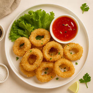 Golden Fried Crispy Calamari