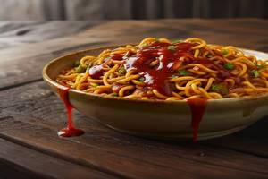 Vegetables Schezwan Maggie