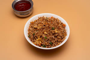 Egg Brunt Garlic Fried Rice