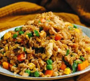 Double egg fried rice