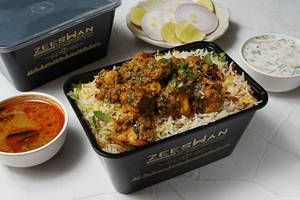 Zeeshan Royal Chicken Mughlai Biryani With Extra Ghee