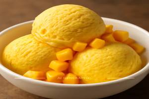 Fresh Mango Ice Cream [2 Scoops]