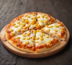 Cheese corn pizza