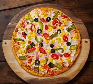 Veggie blast pizza