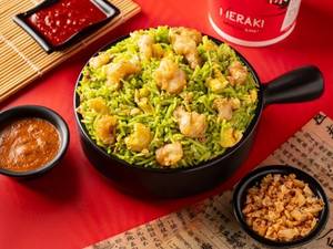 Prawn Green Garlic Rice