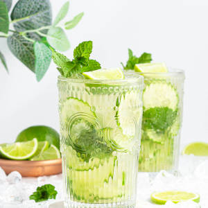 Green Pina Mint Mocktail