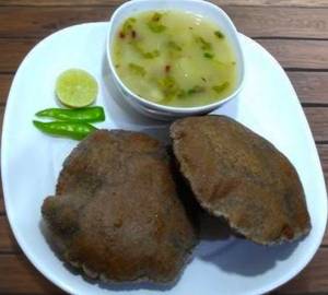Kuttu Poori With Sabji