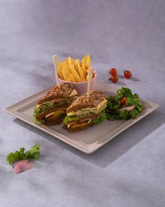 Signature Veg Club Sandwich