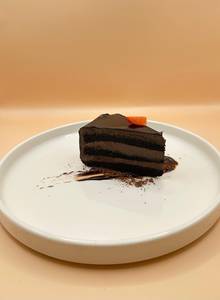 Silken Chocolate Cake Slice
