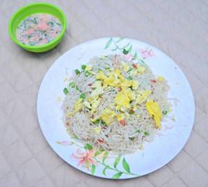 Egg Fried Rice +Raita