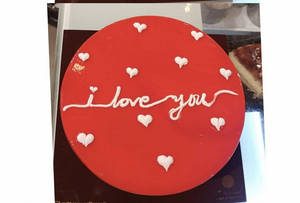 I Love You Cake