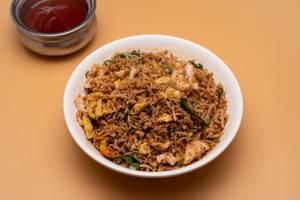 Chicken Brunt Garlic Fried Rice