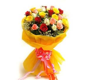 Mixed love [6] roses bunch