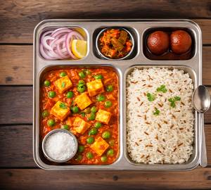 Paneer Masala - Jeera Rice -Sweet