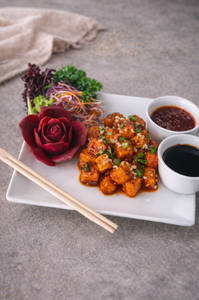 Roast Garlic Paneer 