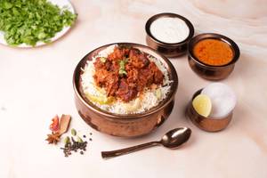 Mutton Fry Piece Biryani (Boneless)