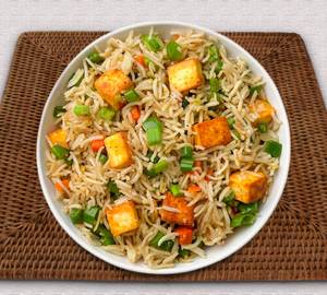 Paneer chilli garlic fried rice