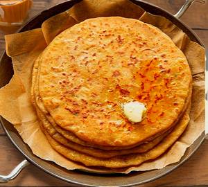 Aloo paratha.