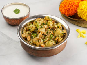 Vrat Ke Aloo with Curd (Navaratri Special)
