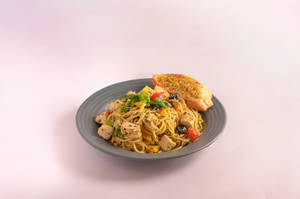 Chicken Spaghetti Aglio Olio Al Pacino Pasta