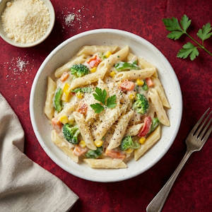 Veg White Sauce Pasta
