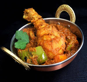 Kadai Chicken Curry W/b