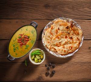 Dal Tadka + 2 Lachha Paratha