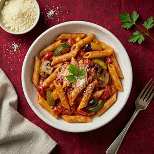 Veg Red Sauce Pasta
