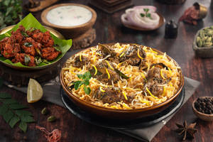 Lazzat-e-fry Murgh Biryani (andhra Chicken Fry Piece Biryani-serve-1)